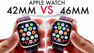 Apple Watch 42MM Vs 46MM Size Which Should You Get [upl. by Eilyac]