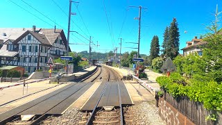 ★ 4K 🇨🇭 Zug  Affoltern am Albis  Zürich Altstetten cab ride Switzerland 062021 [upl. by Namharludba]