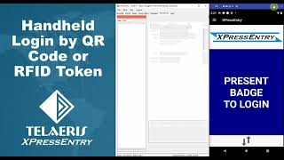 Handheld Login by QR Code or RFID Token [upl. by Alpert]