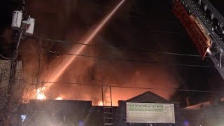 Passaic Fire Department 5th Alarm Working Structure Fire 92 1st Street 41117 [upl. by Lletram]