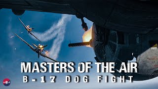 Masters Of The Air B17 Dogfight Scene 2024 episode 5 [upl. by Emil]