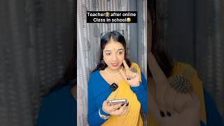 Aap kese lete ho  Online class😂onlineclasses schoollifecomedy onlinestudy teacherlife fy [upl. by Enaujed]