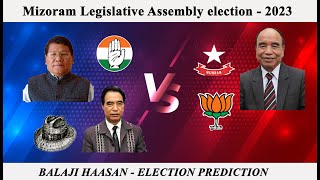 Mizoram Election Prediction  2023 Balaji Haasan [upl. by Roderick]