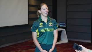 An interview with Australian fast bowler Darcie Brown [upl. by Anwahsiek377]