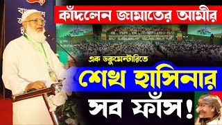 কাঁদলেন জামায়াতের আমীর  ২৪ এর আন্দোলন ডকুমেন্টারি  জামাতের আমিরের বক্তব্য  Dr Shafiqur Rahman [upl. by Pepillo]