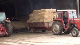 stacking bales on the silage clamp [upl. by Blasien786]