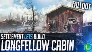 Fallout 4 Longfellows Cabin Build Part 1  Far Harbor DLC [upl. by Eadahs]