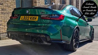 The G80 BMW M3 Competition xDrive Exhaust Interior amp exterior exhaust sound  Thoughts I 4k [upl. by Mooney104]