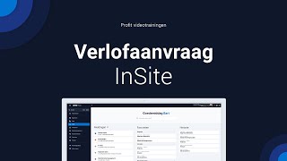 Verlofaanvraag InSite [upl. by Araed]