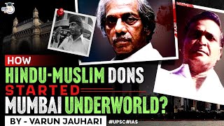 EP 17 Haji Mastan amp Vardharajan  The Real Dons amp Founders of Mumbai Underworld  StudyIQ IAS [upl. by Helms]