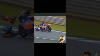 Ai Ogura crash FP2 Australia GP shorts motogp fp2 crash [upl. by Wilda802]