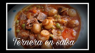 Ternera en salsa  guiso de Ternera  Estofado [upl. by Otrepur]