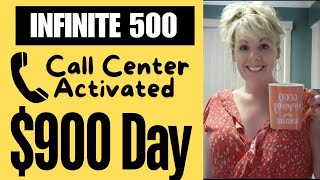 Infinite 500 Review  900 Day The Professional Call Center Will Close Your Sales For You [upl. by Ahsille]