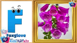 Flowers ABC Song for Kids  Phonics for Kids  English Alphabet Letters [upl. by Notlehs]