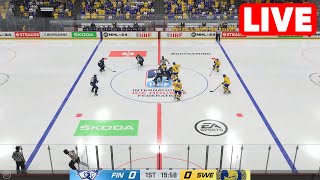 ICE HOCKEY LIVE🔴 Sweden vs Finland  2024 IIHF World Championship 23rd May 2024 Full Match  NHL 24 [upl. by Doersten]