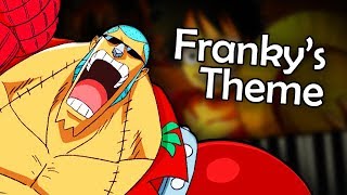 Frankys Theme from One Piece  Piano Tutorial [upl. by Airak]