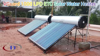 VGuard 1000 LPD ETC Solar Water Heater [upl. by Ahsiner]