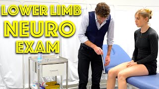 Lower Limb Neurological Examination  Clinical Skills  Dr Gill [upl. by Limak77]