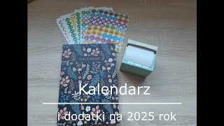 Kalendarz na 2025 rok 🗓️ oraz dodatki do kalendarza które mi pomagają w planowaniu [upl. by Abel]