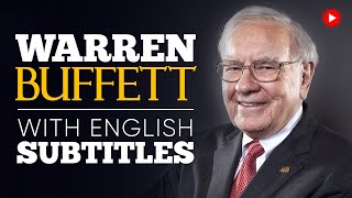 ENGLISH SPEECH  WARREN BUFFETT Becoming successful English Subtitles [upl. by Blainey184]