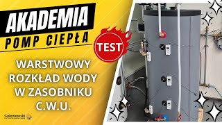 Problem z ciepłą wodą Winna pompa ciepła czy zasobnik TEST warstwowy rozkład wody w zasobniku cwu [upl. by Samford]