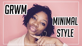 GRWM  Sisterlocks  Minimal Style  Drknlvely [upl. by Naivat]