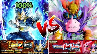 HOW GOOD IS 100 EZA LR INT SSSBE VEGETA VS ULTIMATE RED ZONE MAJIN BUU SAGA STAGE 1 GLOBAL DOKKAN [upl. by Neenad395]