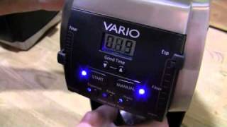 How To Baratza Vario Burr Adjustment [upl. by Deraj]