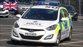 Merseyside Police cars responding  Hyundai i30 [upl. by Llednil]