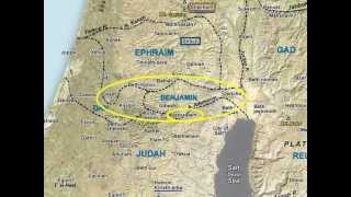 04 Benjamin Region and Jerusalem Approaches Satellite Bible Atlas Maps 18 amp 19 [upl. by Atihcnoc]