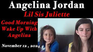 111224 Good Morning Wake Up With Angelina Jordan Sister Juliette  Beautiful Songs and Coffee [upl. by Araic]