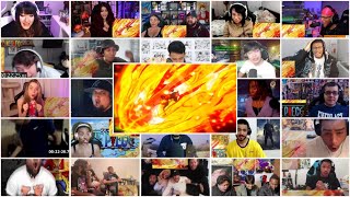 LUFFY USES RED ROC One Piece  Episode 1015  MEGA Reaction Mashup [upl. by Yenaffit]