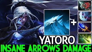 YATORO Drow Ranger Insane Arrows Damage with Full Agility Build Dota 2 [upl. by Beedon]