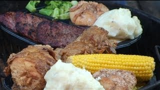 How to cook up a Salisbury Steak amp Fried Chicken Dinner  Recipe [upl. by Anrak]