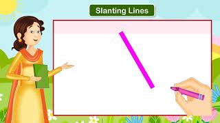 Slanting Lines  Patterns  Nursery [upl. by Odyssey]