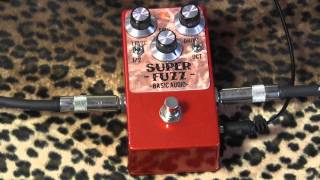 Basic Audio SUPERFUZZ demo with Mojotone 58 Quiet Coil pickups in MJT Strat [upl. by Starr]