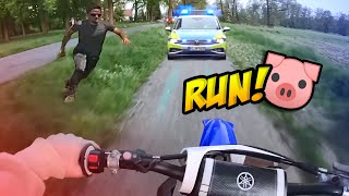 Police Chase Dirt Bikers  INSANE Cops VS Motorcycles  Best Compilations 2024 [upl. by Nomolos]