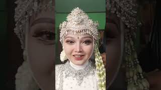 Tutorial Makeup Pengantin Siger sunda Supermewah Hijab Glamor Makeup By Galih Artis Profesional Mua [upl. by Friend]