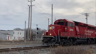 CP GP with a BNSF sd70ace in Mechanicville NY [upl. by Sunil463]