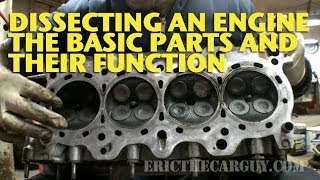 Dissecting an Engine The Basic Parts and Their Functions  EricTheCarGuy [upl. by Yrogerg453]