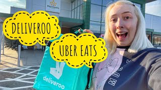 UBER EATS GOING BUST Come Deliver With Me On Deliveroo Uber Eats amp Beelivery [upl. by Mok]