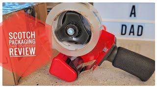 Scotch Tape Packing Tape Dispenser Gun Review amp How To Use It [upl. by Oniuqa811]