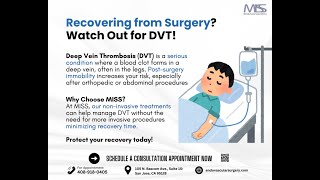 Recovering from Surgery Watch out for DVT [upl. by Kutzer]