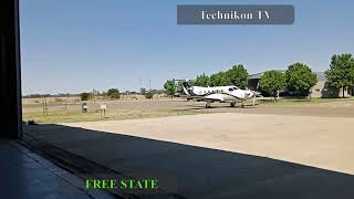 AEROPLANE MOVEMENT AT BLOEMFONTEIN AIRPORT  SOUTH AFRICA [upl. by Essa]