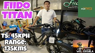 FIIDO TITAN  BASIC REVIEW amp WALK AROUND  PEDAL ASSIST E BIKE [upl. by Zobkiw]