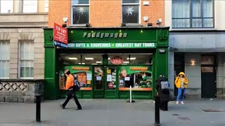 Souvenir shop PADDYWAGON 9 Talbot St in Dublin [upl. by Mahtal]