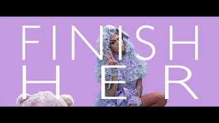 Aja  Finish Her Official Music Video [upl. by Dnaletak]