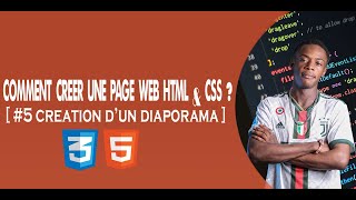 COMMENT CRÉER UNE PAGE WEB AVEC HTML amp CSS 5 CRÉATION DUN DIAPORAMA [upl. by Jud]