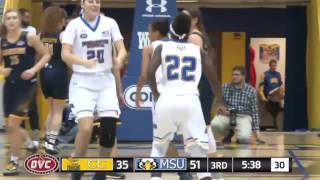 Morehead State Womens Basketball vs Canisius Game Highlights 12192016 [upl. by Lolita]