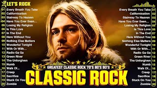 Classic Rock Songs 70s 80s 90s  ACDC Queen Bon Jovi Scorpions Aerosmith Nirvana Guns N Roses [upl. by Turino174]